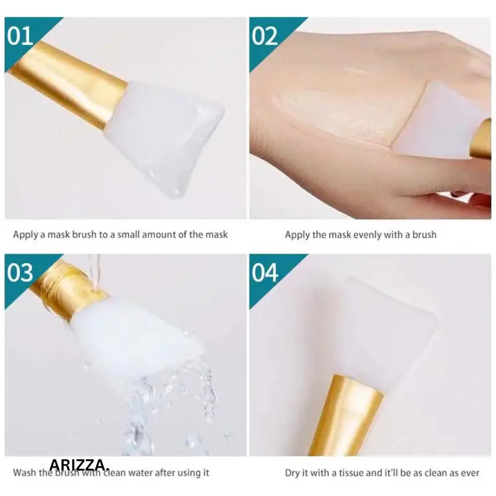 Soft-headed Silicone Facial Mask Brush