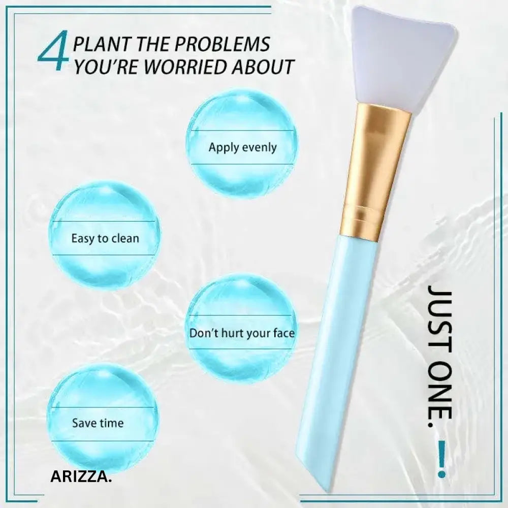 Soft-headed Silicone Facial Mask Brush