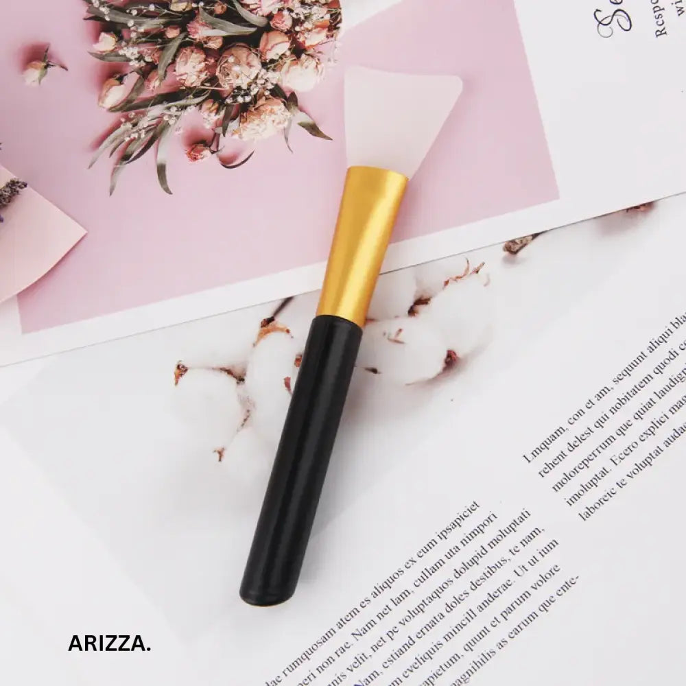 Soft-headed Silicone Facial Mask Brush black