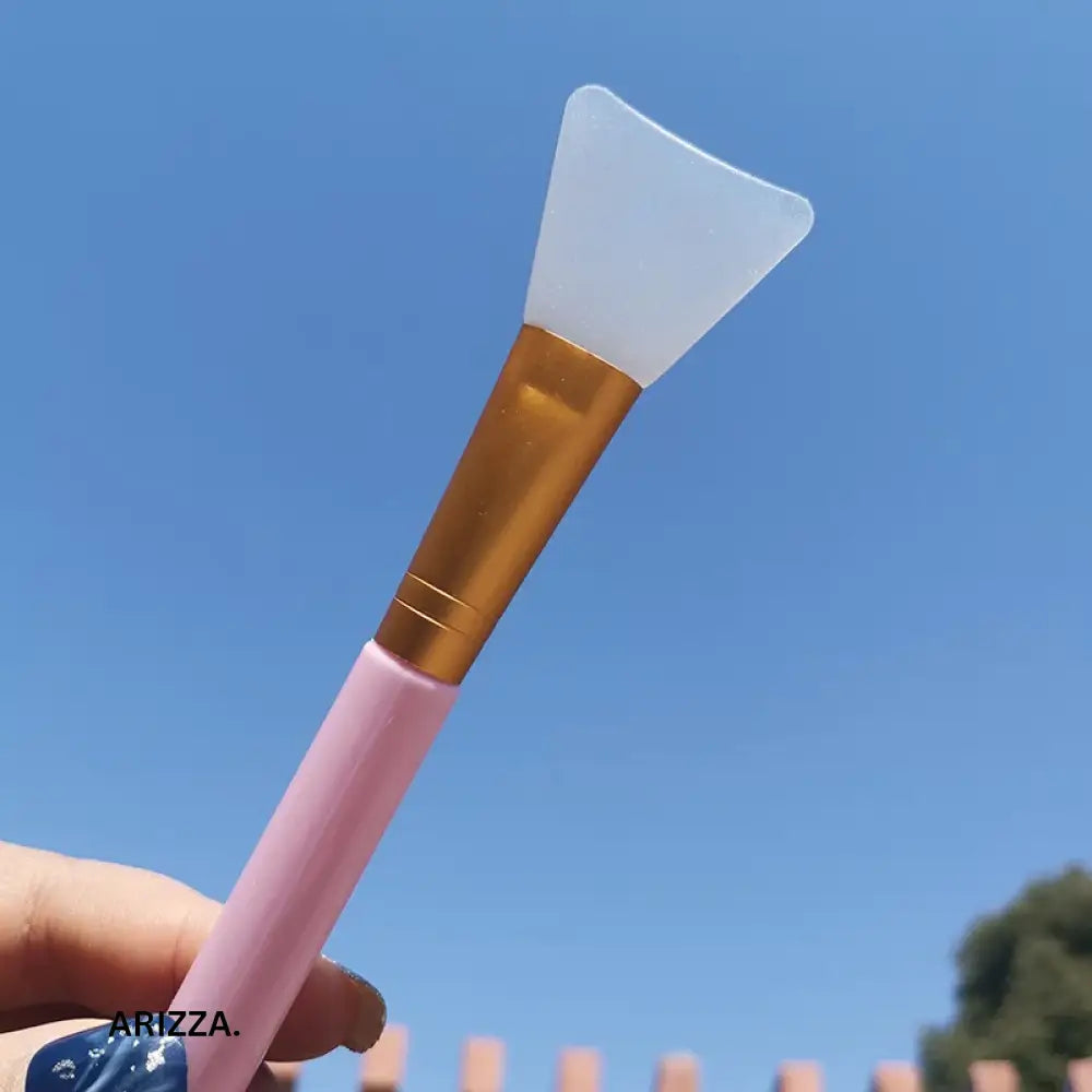 Soft-headed Silicone Facial Mask Brush pink