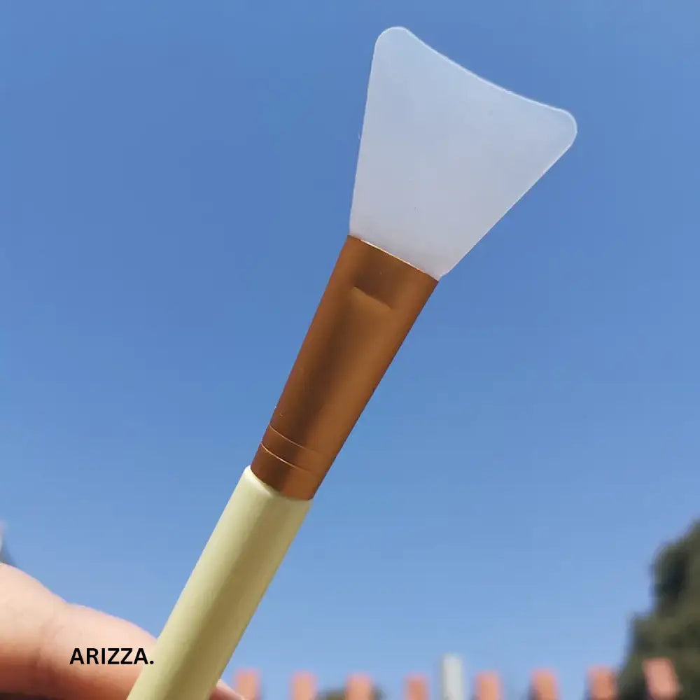 Soft-headed Silicone Facial Mask Brush yellow