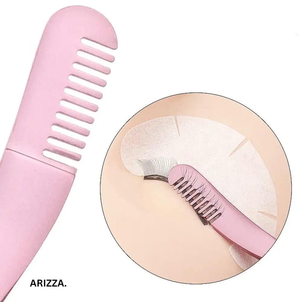 Stainless Steel Anti-Static Eyelash Comb Tweezers