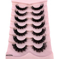 Strip Fluffy False Lashes Extensions 7pairs-X84