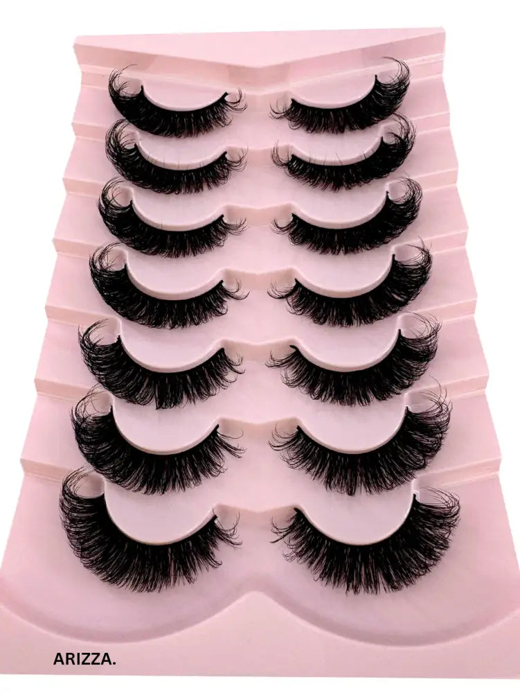 Strip Fluffy False Lashes Extensions 7pairs-X85
