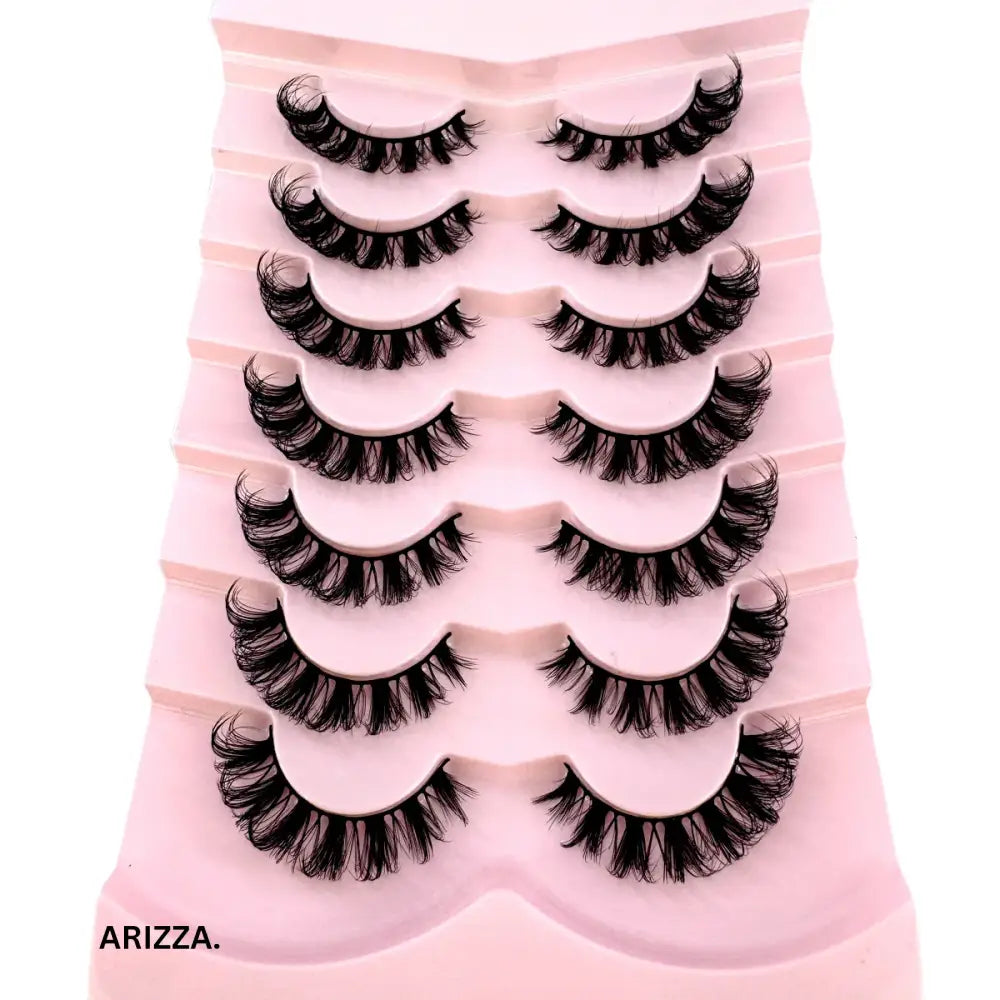 Strip Fluffy False Lashes Extensions 7pairs-X88