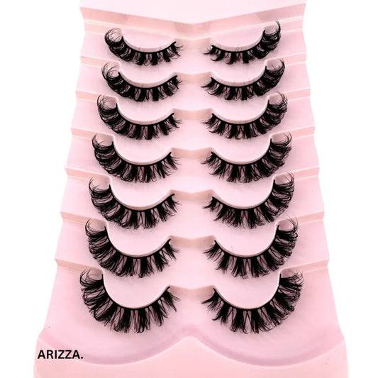 Strip Fluffy False Lashes Extensions 7pairs-X88