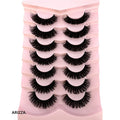 Strip Fluffy False Lashes Extensions 7pairs-X89