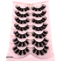 Strip Fluffy False Lashes Extensions 7pairs-X92