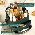 Two Drawers Makeup Brush Storage Box Green / Large Brush Holde