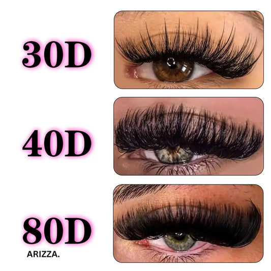 Volume Eyelash Extensions DIY Kit Brushed Chrome