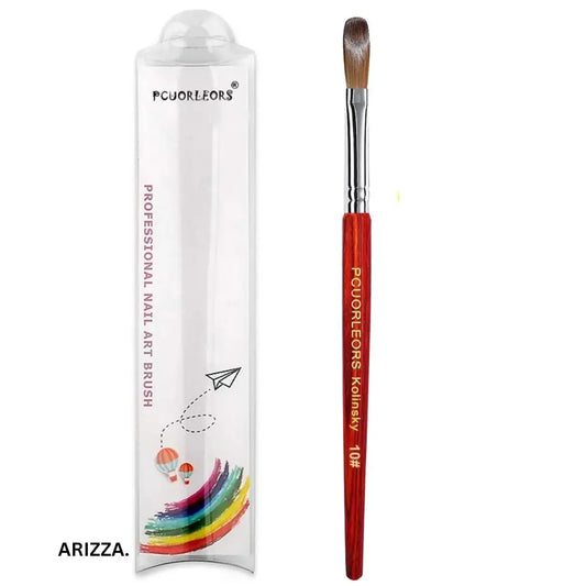 Women Carving Nail Brush Art Drawing Tool Plat Size10