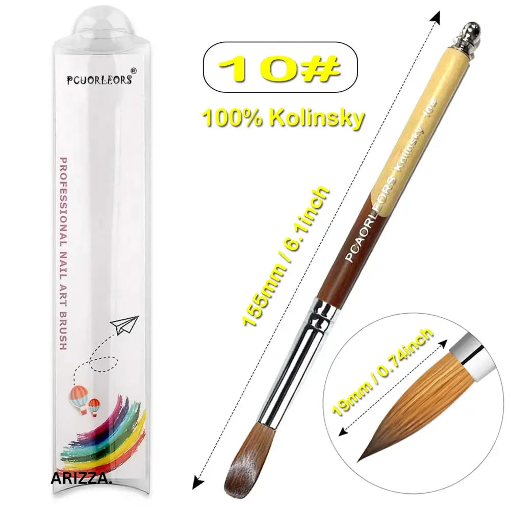 Women Carving Nail Brush Art Drawing Tool Size10