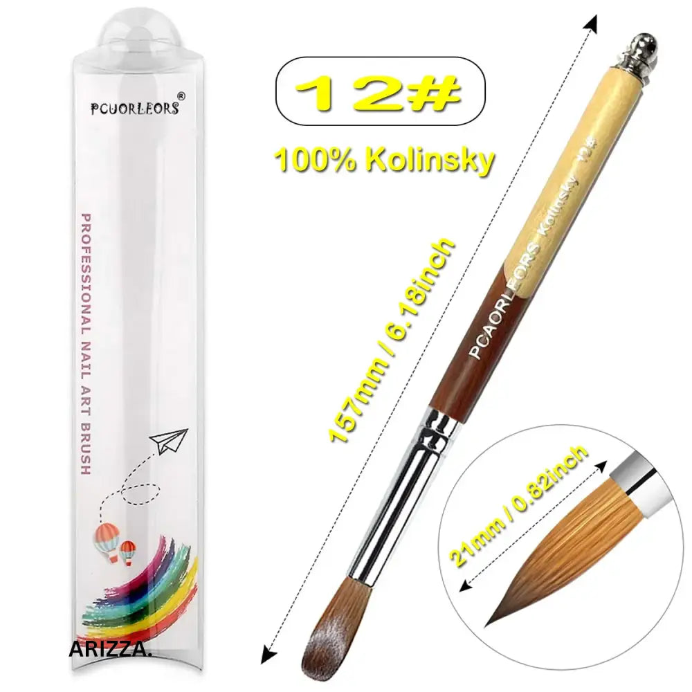 Women Carving Nail Brush Art Drawing Tool Size12