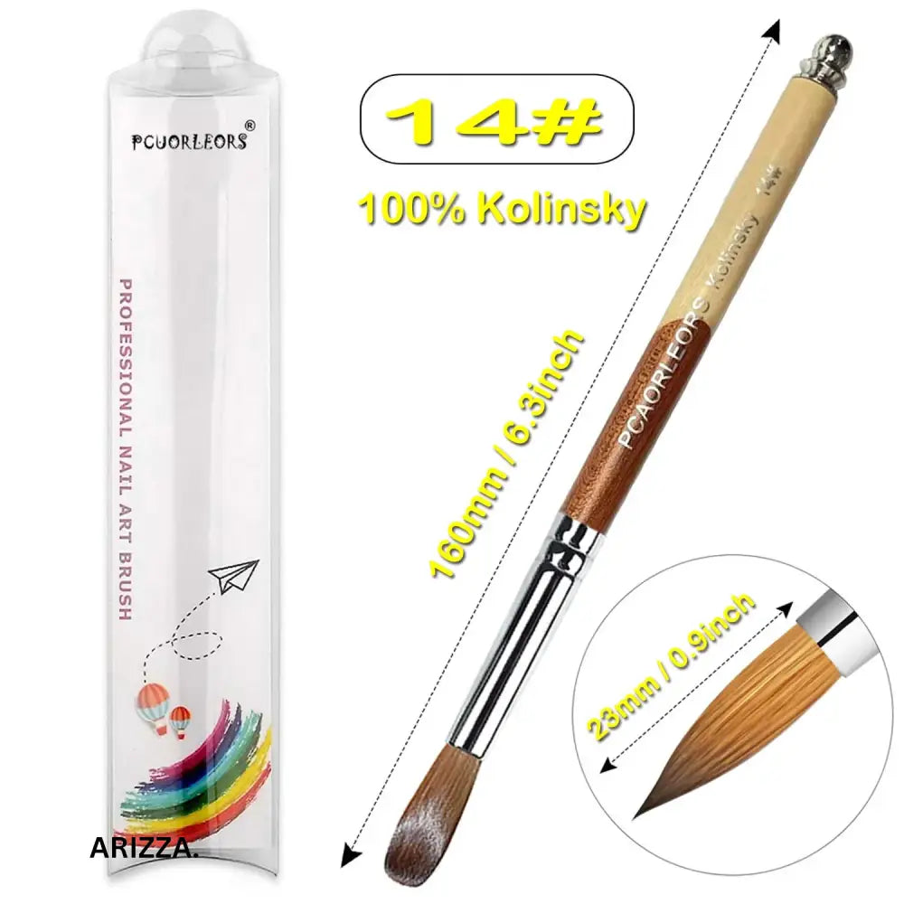 Women Carving Nail Brush Art Drawing Tool Size14