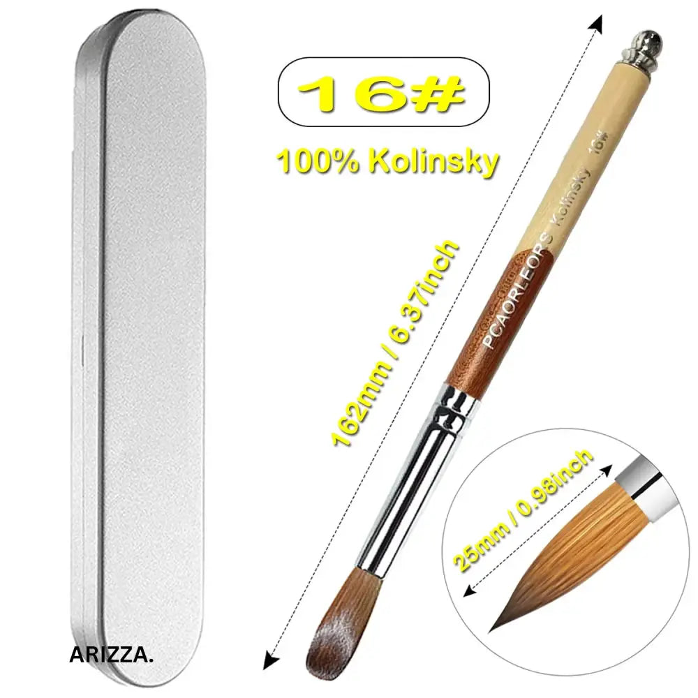 Women Carving Nail Brush Art Drawing Tool Size16