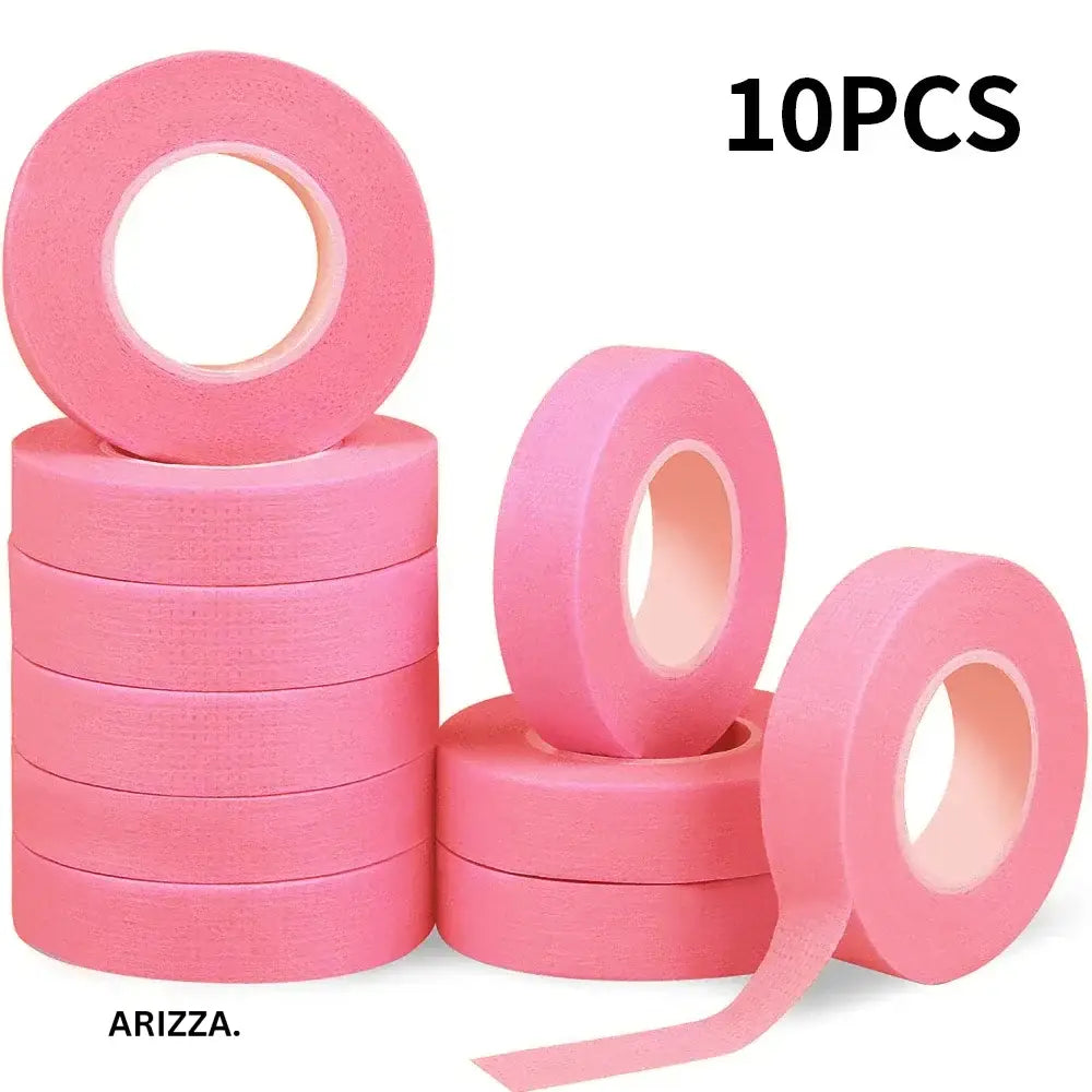Women Lifting Eyelash Extension Tape 10pcs rose red