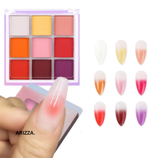 Women Magic Mirror Nail Pigment Palette