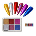 Women Magic Mirror Nail Pigment Palette FGT188-09