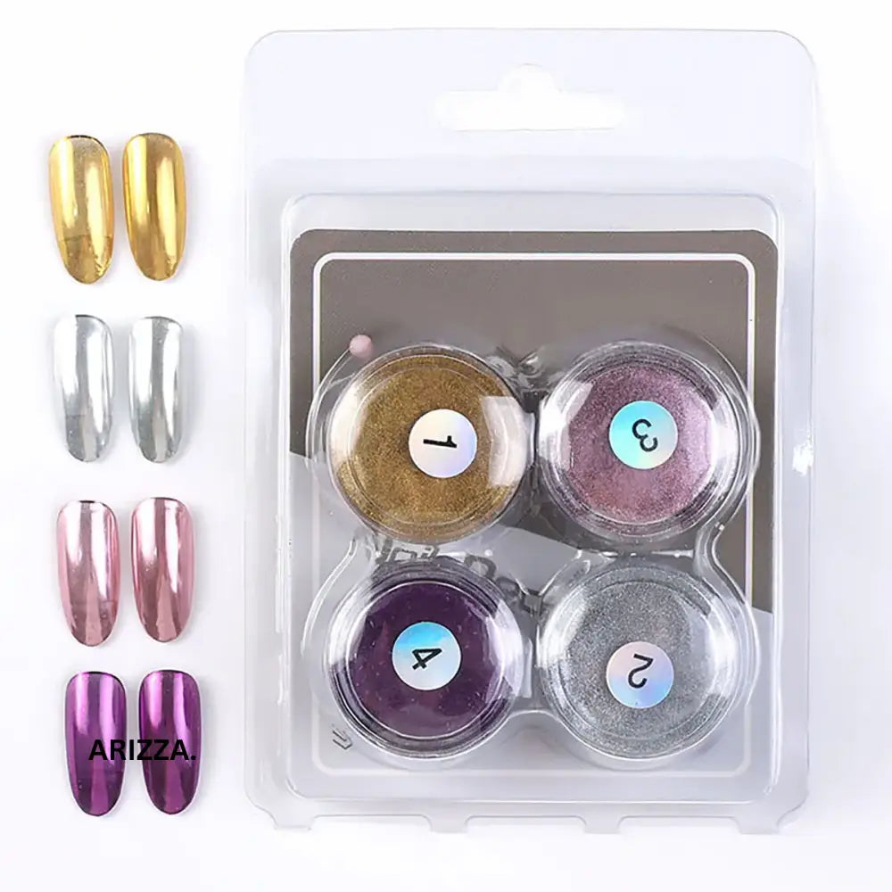 Women Magic Mirror Nail Pigment Palette FT231-S1