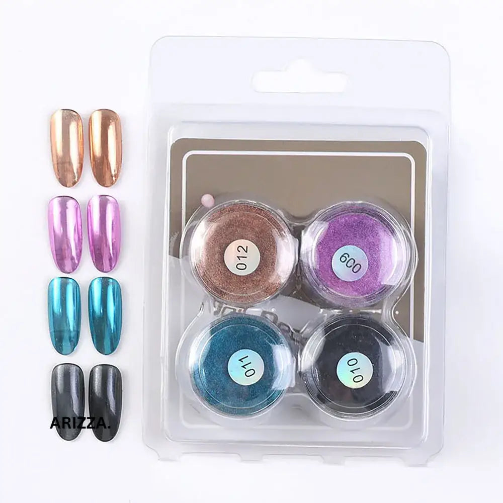Women Magic Mirror Nail Pigment Palette FT231-S3