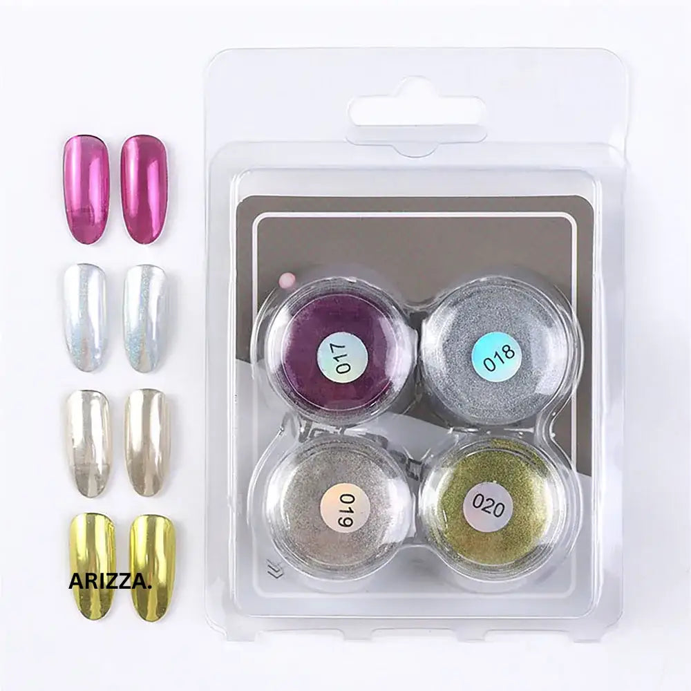 Women Magic Mirror Nail Pigment Palette FT231-S5