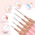 Women Nail Art Painting Fine Liner
