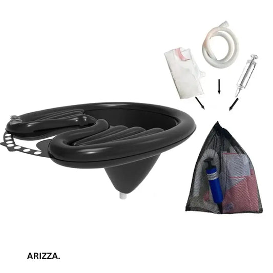 Women Portable Hair Washing Basin Black-1 set