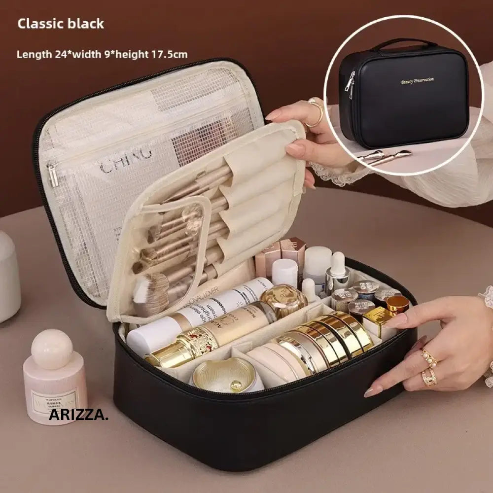 Women’s Luxury Cosmetic Storage Bag Black